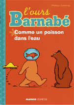 Ours Barnab Comme un poisson dans l'eau