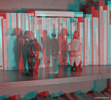 Photo 3D truque en anaglyphe