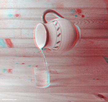 Photo 3D truque en anaglyphe