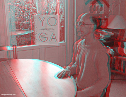 Photo truque en anaglyphe 3D