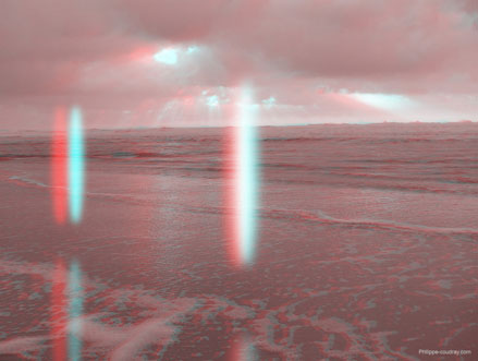 Photo truque 3D anaglyphe